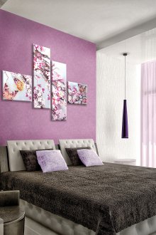 Модулната картина в спалнята