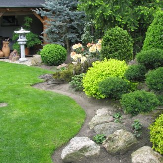 Topiary in the garden