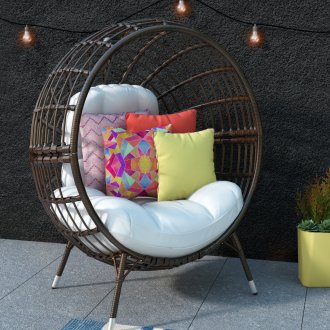 Ратанов стол с топка