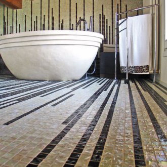 Текстурирана мозайка на пода