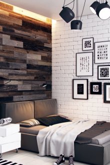 Laconic design room for a teenager boy