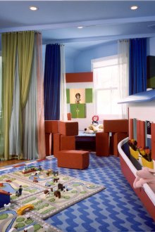 Килим в морски стил в детската стая