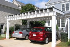 White carport