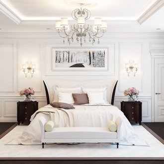 Бял килим без власинки