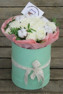 Букет от играчки в кутия