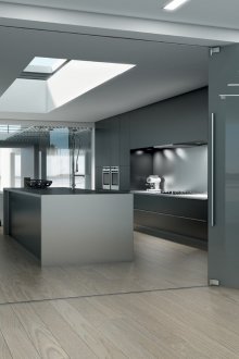 Стъклена врата за акордеон