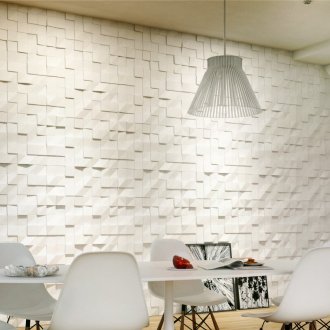 3D Gipsplatten im Innenraum