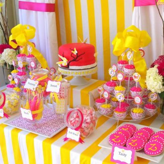 Приготвяне на сладка маса на бюфет