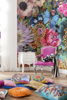 Ефектни живи флорални 3d тапети