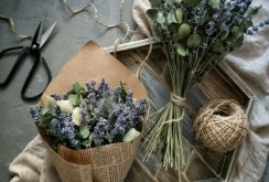 Bouquet of dried flowers