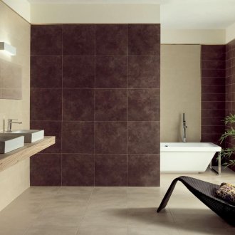 Jubin porselin di bilik mandi