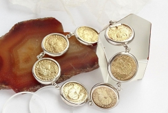 Coin bracelet