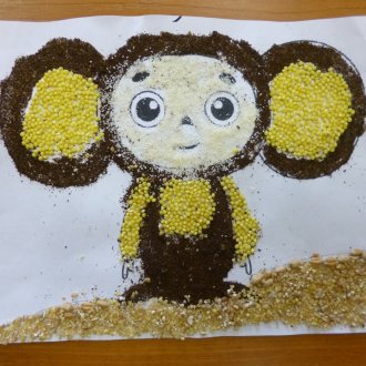 Рисуване на кафе и зърнени храни