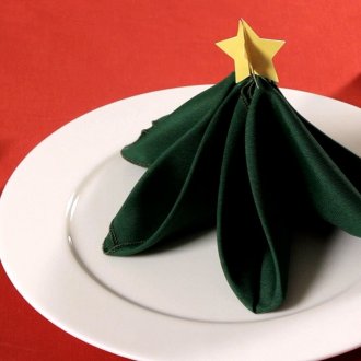 Коледно дърво от салфетки