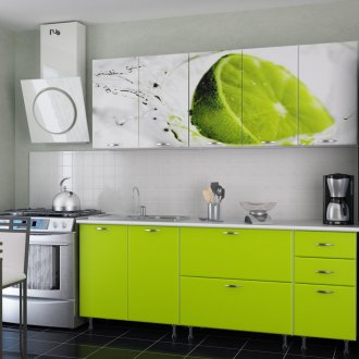 Кухня с живи фотопечатни филии вар