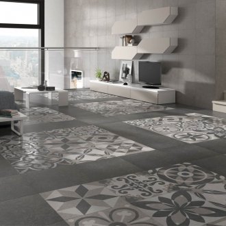 Лапани плочки в хола