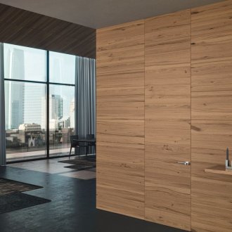 Фурнирована скрита врата