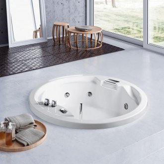 Кръгла баня в пода