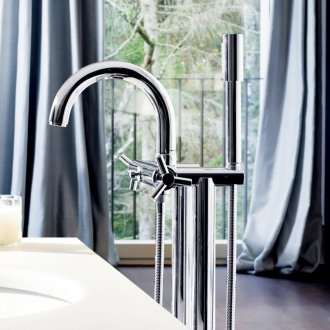 Кран за смесител с две дръжки