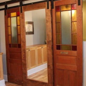 Плъзгаща се врата в стил Арт Нуво