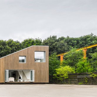 Two-story container house
