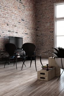 Loft-style living room