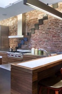 Large loft style kitchen