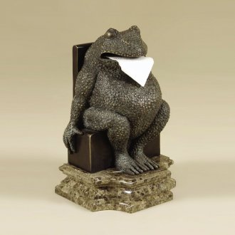 Figurative toilet paper holder