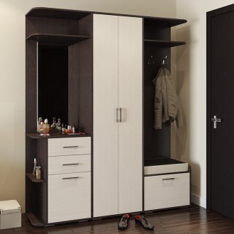 Коридор за цвят на венге с мляко