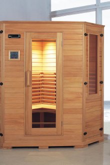 Ъглов вход за сауна