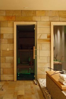 Врата от сауна от закалено стъкло