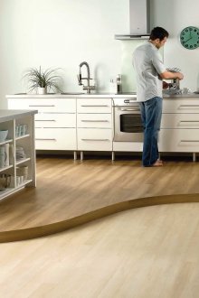 Дуплекс под с ламинат в кухнята