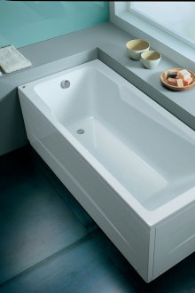 Правоъгълна вана в ъгъла