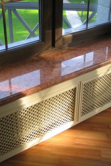 Первази от изкуствен мрамор