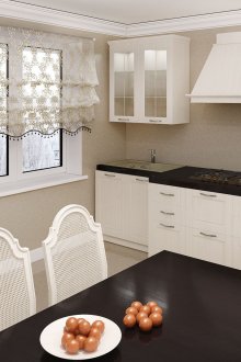 Леки римски завеси с модел