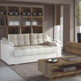 Кожен диван с разточване