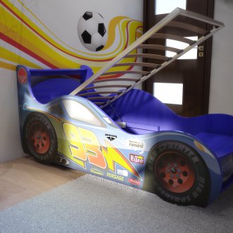 Легло за кола синьо