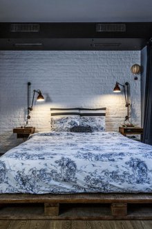 Reka bentuk bilik tidur loteng loteng