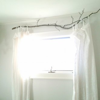 Екологична завеса с прът