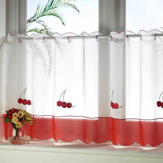 Карнизи за кафе завеси