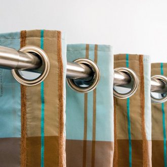 Метален прът завеси