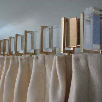 Прозрачен прът завеси