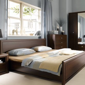 Bilik tidur wenge yang besar