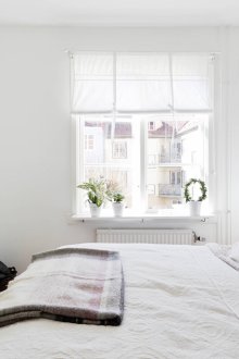 Tirai bilik tidur bergaya Scandinavia
