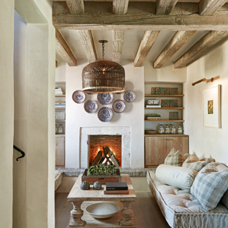 Диван в кънтри стил без подлакътници