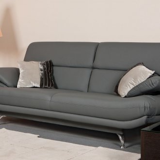 Кожен диван без подлакътници