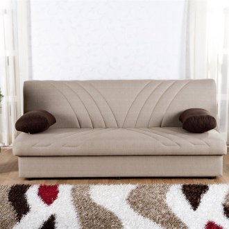 Сив диван без подлакътници