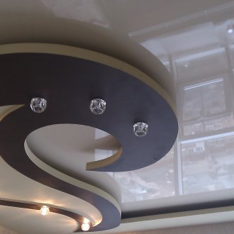 Дизайн на таван от гипс