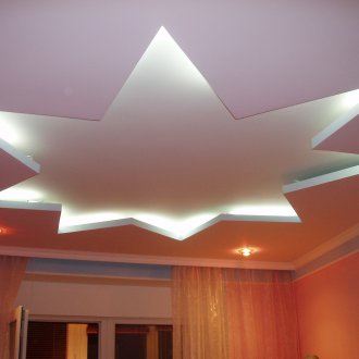 Гипсов фигурен таван