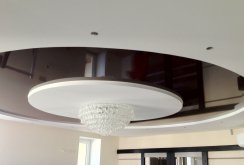 Round black ceiling